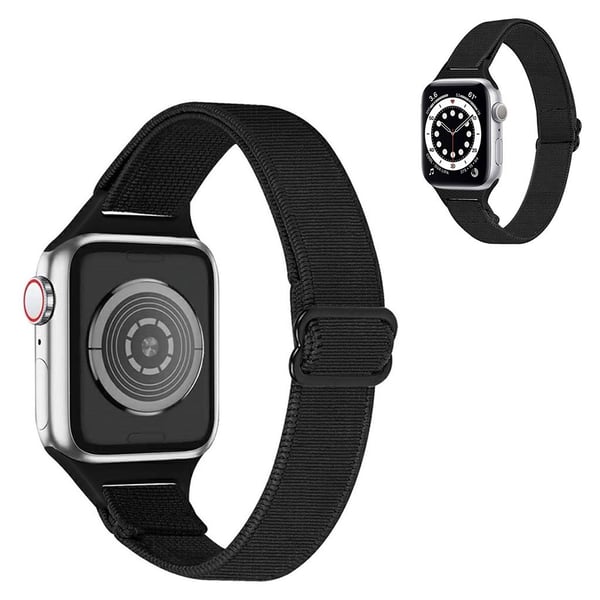 Apple Watch 40 mm klokkerem i nylon - Svart