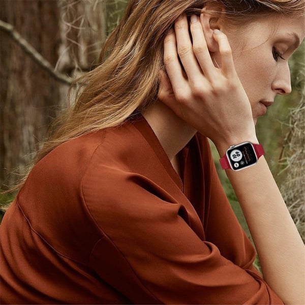 Apple Watch 40 mm klokkerem i nylon - Rød