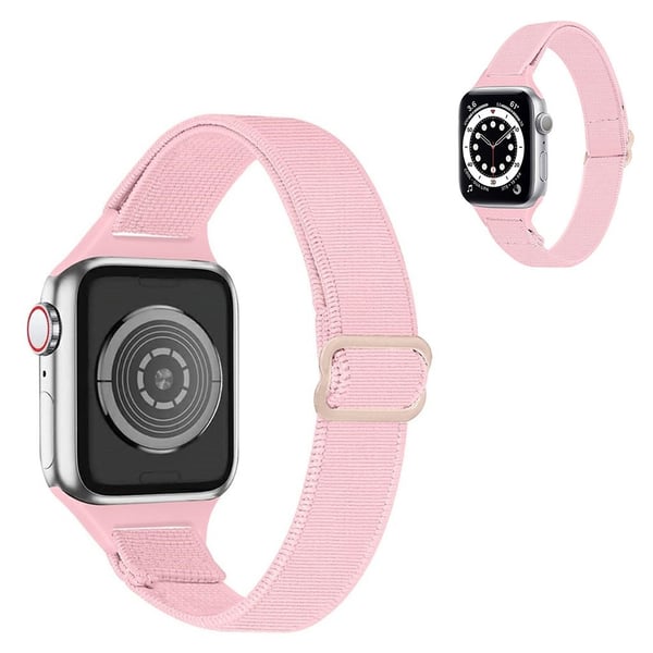 Apple Watch 40 mm klokkerem i nylon - Lyserosa