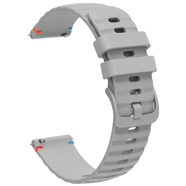 Samsung Galaxy Watch3 45 mm universal 22 mm silikonklokkerem - Grå