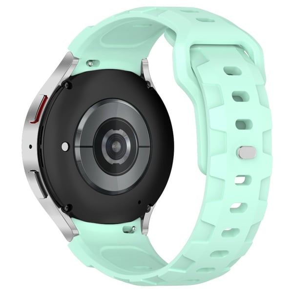 KALEBOL Silikonarmbånd for Samsung Galaxy Watch7 44mm / 40mm Justerbar klokkerem - Blågrønn