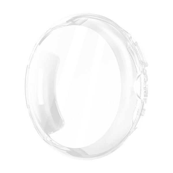 Google Pixel Watch 3 45 mm ENKAY Hat-Prince fleksibelt klokkeveske Galvaniseringsklokkedeksel med skjermbeskytter - Gjennomsiktig