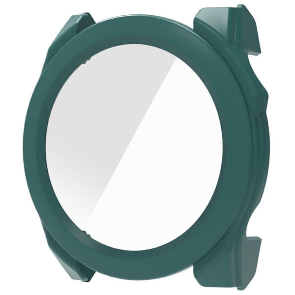 Garmin Fenix 8 43 mm AMOLED Hardt støtsikkert klokkeveske med skjermfilm i herdet glass - Grønn