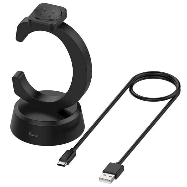 Google Pixel Watch 3 45mm 41mm / Watch 2 / Fitbit Ace LTE Charging Dock Watch Charger med 1m kabel