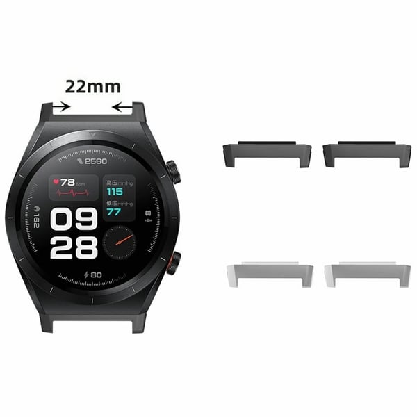1 par Xiaomi Watch H1 22mm metalladapter for klokkeremkontakt - Sølv