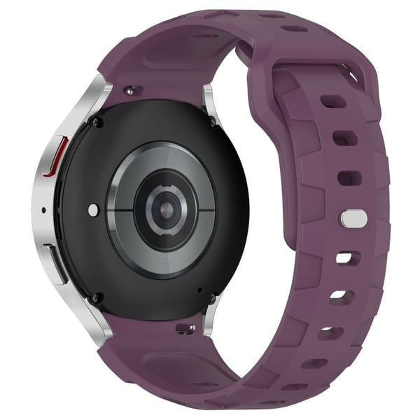 KALEBOL Silikonarmbånd for Samsung Galaxy Watch7 44mm / 40mm Justerbar klokkerem - Vinrød