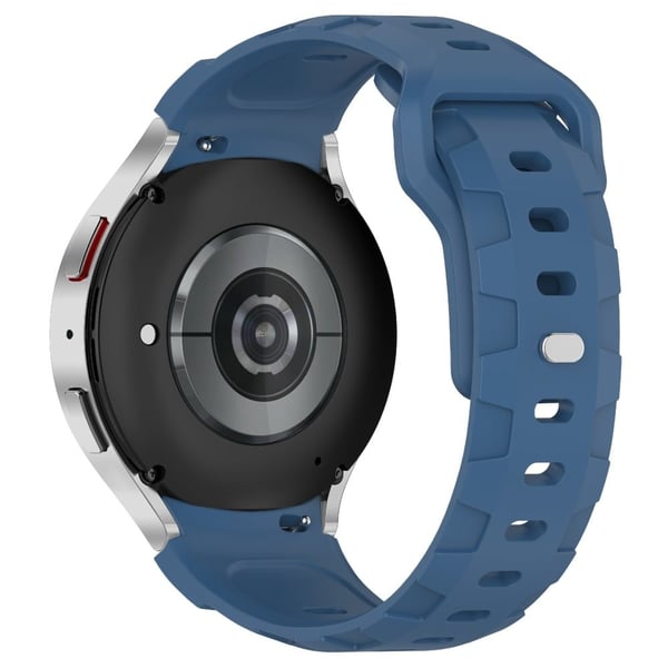 KALEBOL Silikonearmbånd til Samsung Galaxy Watch7 44mm / 40mm Justerbar urrem - Mørkeblå