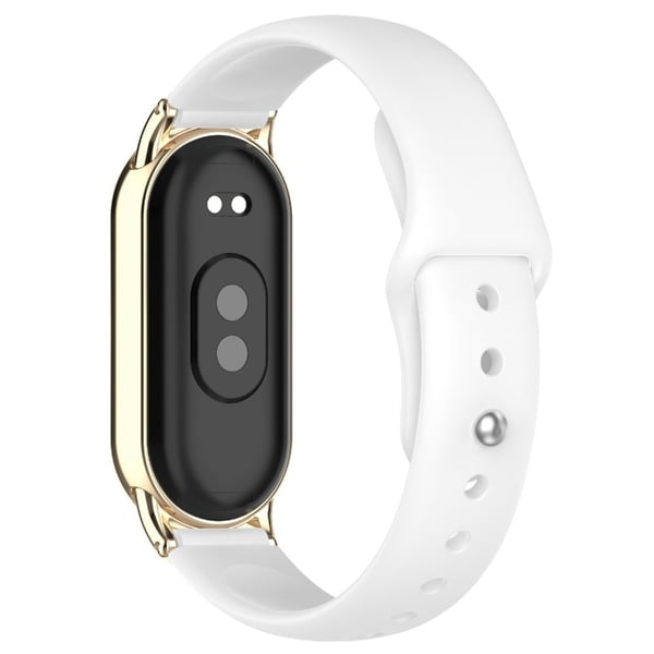 Udskiftningsrem til 12mm Universal Smartwatch Reverse Buckle Silikone Urrem - Hvid