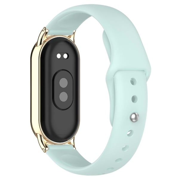 Erstatningsarmbånd for 12 mm universal smartklokke med omvendt spenne i silikon - Babyblå