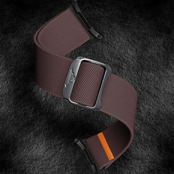 Samsung Galaxy Watch Ultra 47 mm nylonrem elastisk erstatningsarmbånd - Lilla