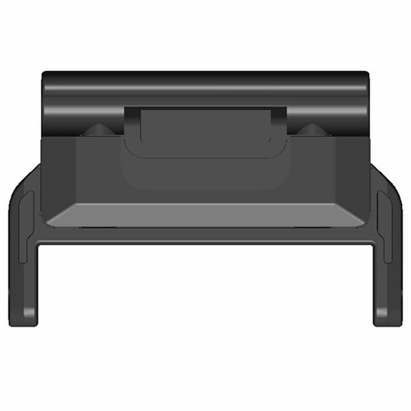 1 par Garmin Fenix 8 43mm 20mm til 20mm urremsstik metaladapter - Sort