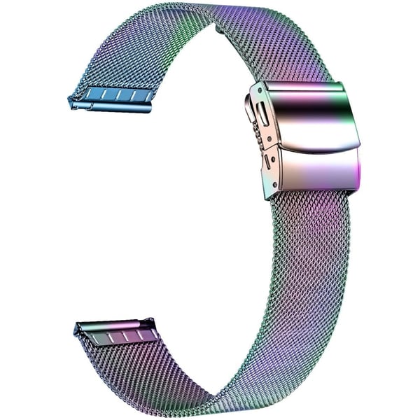 Samsung Galaxy Watch7 44 mm / 40 mm metallklokkerem Milanese Mesh-armbånd med sammenleggbar spenne - Flerfarget