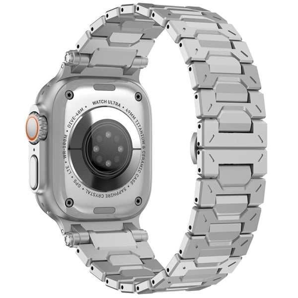 Armbånd for Apple Watch Series 49mm - 45mm - 44mm - 42mm klokkerem med verktøy - Sølv