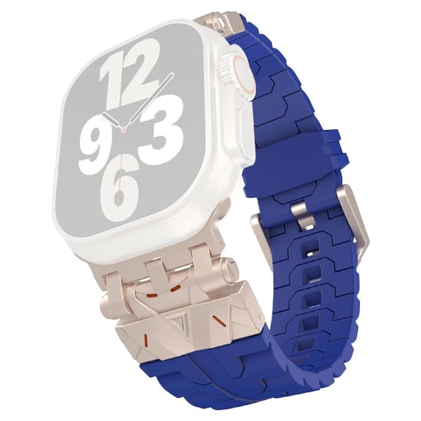 Silikonrem for Apple Watch Series 49mm - 45mm - 44mm - 42mm - Safir