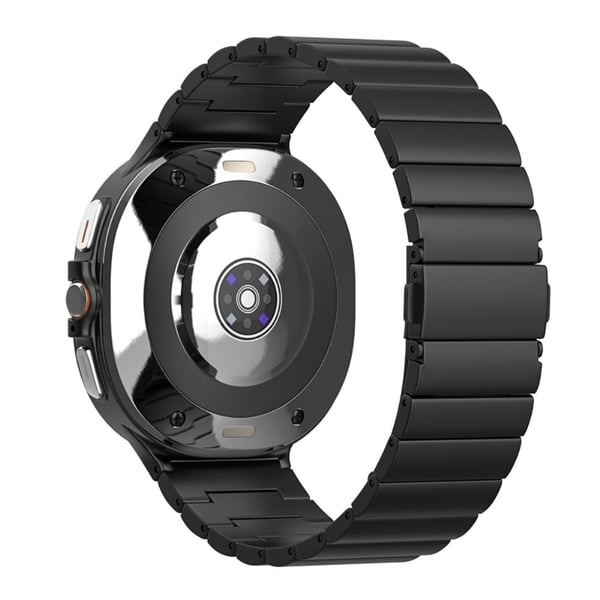 Armbånd til Samsung Galaxy Watch Ultra 47 mm erstatningsarmbånd i titan - Svart
