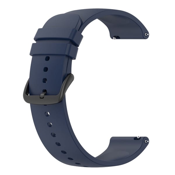 KALEBOL 20 mm silikonrem for Huawei Watch GT 3 42 mm / GT 3 Pro 43 mm rund endeklokkebånd - Midnattsblå
