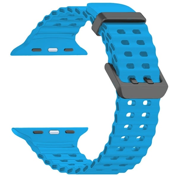 Silikonrem for Apple Watch Series 49mm - 45mm - 44mm - 42mm Ocean Band - Himmelblå