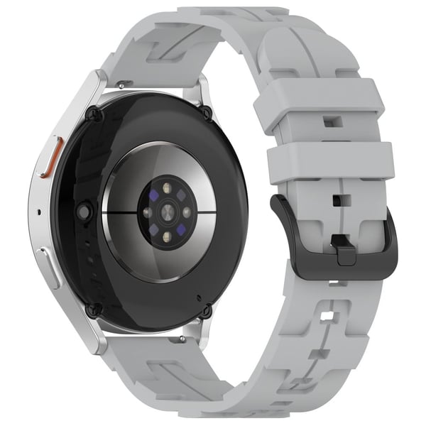 KALEBOL 20 mm silikonarmbånd for Huawei Watch GT 3 42 mm / GT 3 Pro 43 mm rund haleklokkerem - Grå