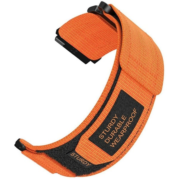 20mm Nylon klockarmband för Samsung Galaxy Watch FE 40mm / Watch7 44mm / 40mm Loop Fastener Strap - Orange 20mm Nylon klockarmband för Samsung Galaxy Watch FE 40mm / Watch7 44mm / 40mm Loop Fastener Strap - Orange