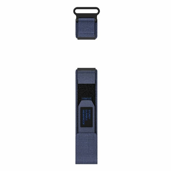 Suunto 9 / 7 / Spartan Sport Wrist HR Baro Nylon Armbånd 24mm Loop Fastener Strap - Midnattsblå