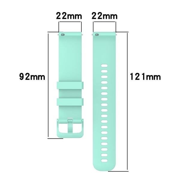 Garmin Forerunner 265 / Forerunner 255 Silicone Watch Band 22mm Quick Release Replacement Strap - Gul