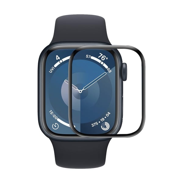 Apple Watch Series 10 46mm ENKAY HAT PRINCE Skjermbeskytter 3D buet støtbestandig og bøyelig ultraklar film - Gjennomsiktig
