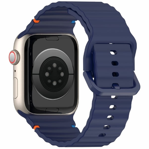 Silikonrem for Apple Watch Series 49mm - 45mm - 44mm - 42mm bånd - Marineblå