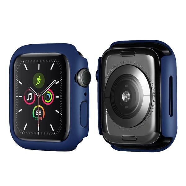 Apple Watch (45 mm) enkelt gummiert deksel - Midnattsblå