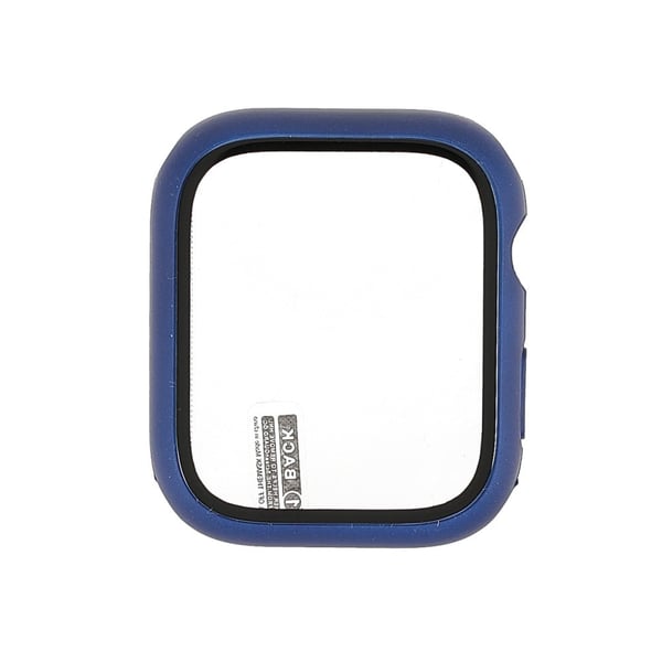 Apple Watch (45 mm) matt deksel med herdet glass - Marineblå