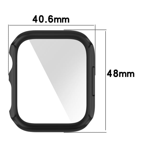 Apple Watch (45 mm) 2-i-1-deksel med skjermbeskytter i herdet glass - Mørkeblå