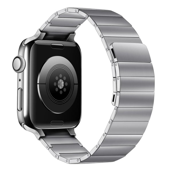 Apple Watch Series 8 (45mm) / Watch Ultra klockarmband i rostfritt stål - Silver Apple Watch Series 8 (45mm) / Watch Ultra klockarmband i rostfritt stål - Silver