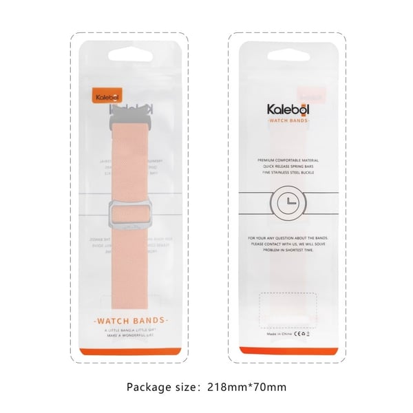 KALEBOL Nylonrem Samsung Galaxy Watch Ultra 47mm Elastisk reim med Bull Head-spenne - Stjernelys