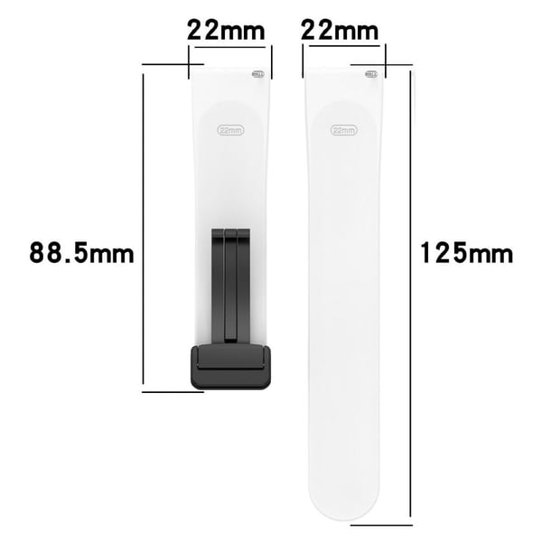 Klokkerem Xiaomi Redmi Watch 5 Active / Watch 5 Lite / Huawei Watch GT 5 46mm Universal 22mm Silikonrem - Vinrød