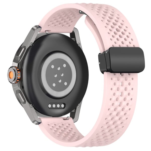 Xiaomi Watch S4 Sport / Redmi Watch 5 Active Silikonklokkebånd 22mm Erstatningsrem med sammenleggbar spenne - Rosa