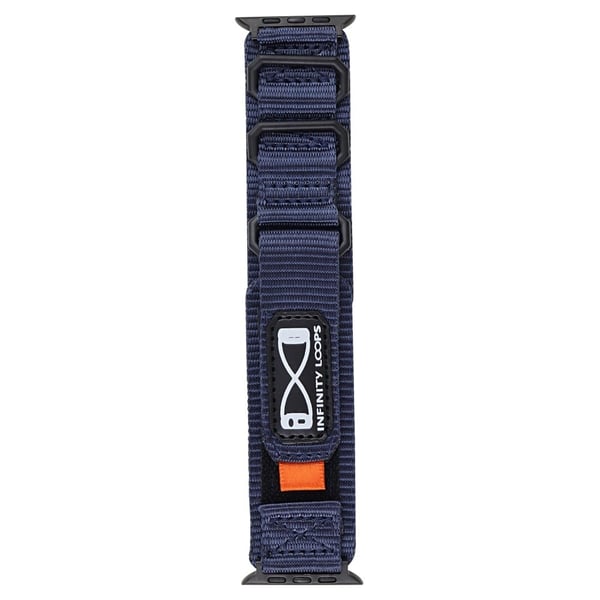 Apple Watch Series 41 mm - 40 mm - 38 mm nylonarmbånd - Blå