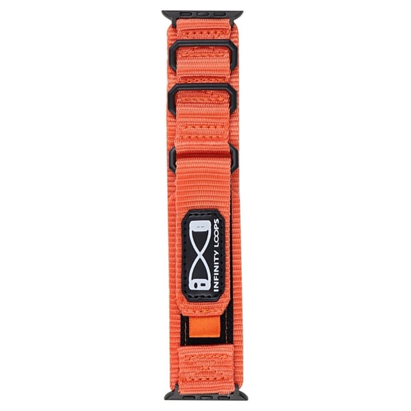 Apple Watch Series 49 mm - 45 mm - 44 mm - 42 mm nylonarmbånd - Oransje