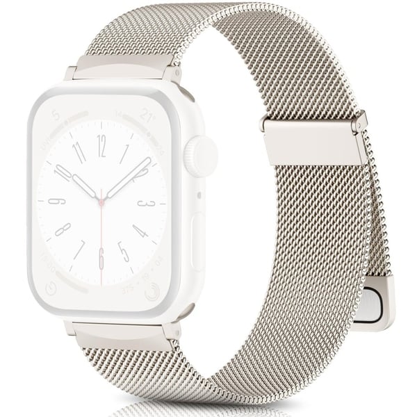 Apple Watch Series 41 mm - 40 mm - 38 mm metallarmbånd - Stjernelys