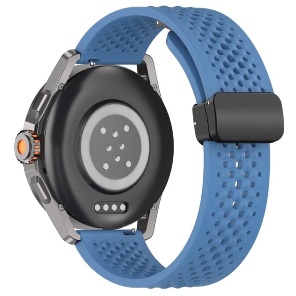 Xiaomi Watch S4 Sport / Redmi Watch 5 Active Silikonklokkebånd 22mm Erstatningsrem med sammenleggbar spenne - Blå