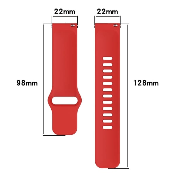 Xiaomi Redmi Watch 5 Active / Watch 5 Lite Erstatningsrem Myk silikonklokkebånd - Lilla