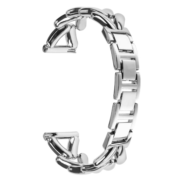 Sinklegert klokkerem Garmin Vivomove Luxe / GarminMove Luxe Twisted Metal Watch Strap Replacement - Sølv