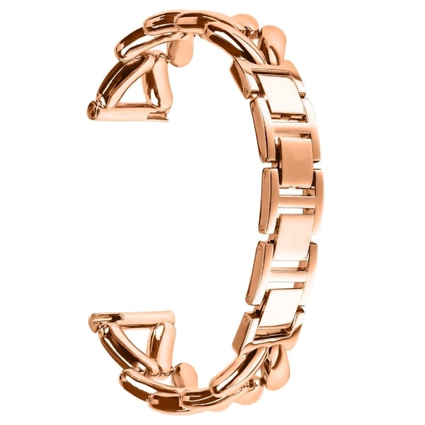 Donerton P22 / P32 / P36 Twisted Metal Watch Strap Replacement - Rose gull - Klokkebånd I Sinklegering