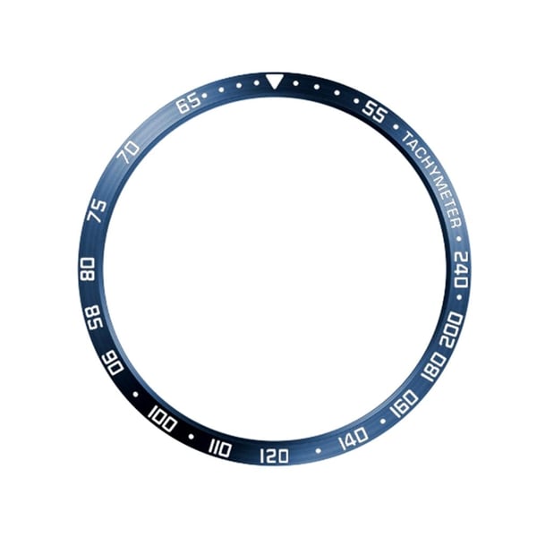 Samsung Galaxy Watch7 40 mm Watch Bezel Ring Metal Dial Bezel Adhesive Frame Ring Deksel - Style C / Blå
