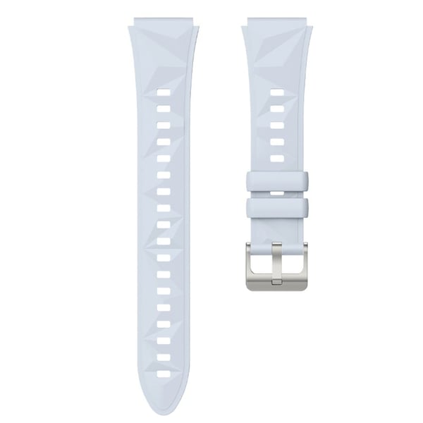 18mm hihna Huawei Watch GT 5 41mm / GT 4 41mm / Garmin Venu 3S Rhombus kuvio Universal silikoni kellonauha - Virallinen Sininen