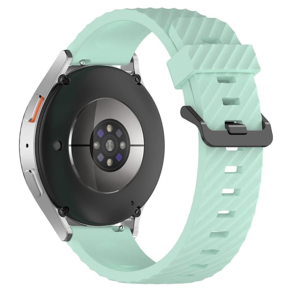 Samsung Galaxy Watch7 40 mm / 44 mm klokkerem 20 mm silikonarmbånd - Blågrønn