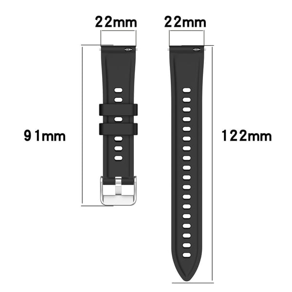 Huawei Watch GT 3 42mm / Samsung Galaxy Watch7 / 6 / 5 / 4 / 5 Pro Watch Strap 20mm Textured Silicone Band - Orange