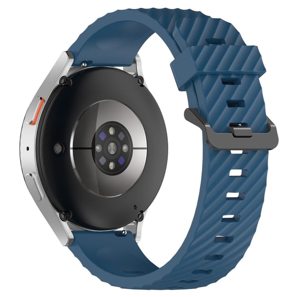 Samsung Galaxy Watch3 45 mm / Galaxy Watch 46 mm klokkerem 22 mm silikonarmbånd - Mørkeblå