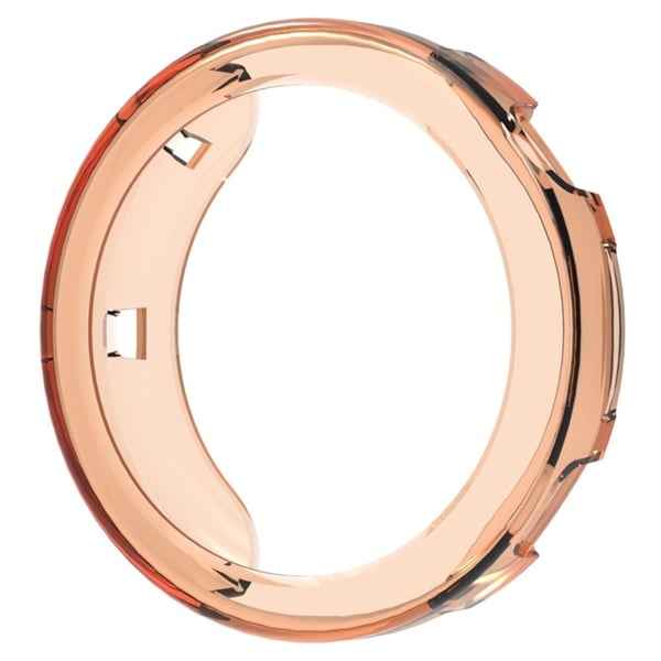 Huawei Watch GT 5 41 mm halvdeksel med fleksibelt beskyttelsesdeksel - Gjennomsiktig Oransje