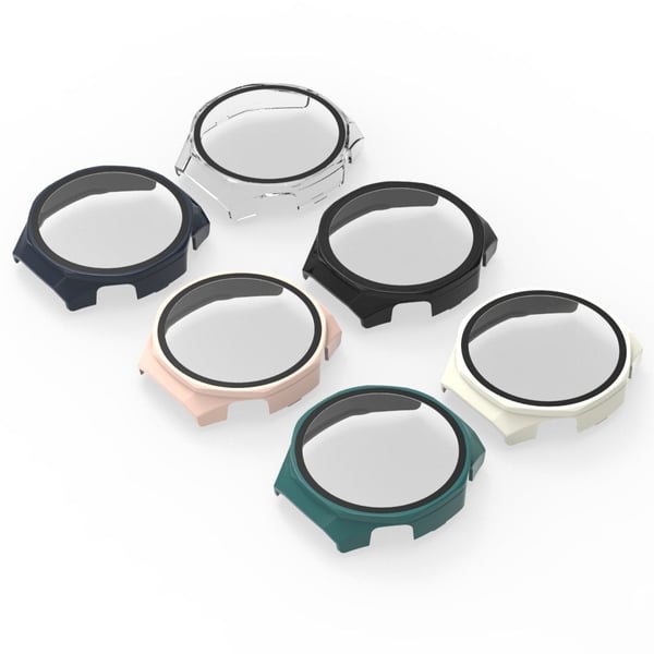 Huawei Watch GT 5 Pro 46 mm klokkeveske Hardt støtsikkert deksel med skjermfilm i herdet glass - Svart