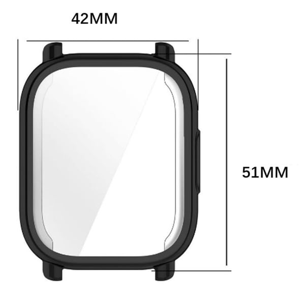 Xiaomi Redmi Watch 5 Active Clear Case Mykt, fleksibelt beskyttelsesdeksel for klokkeramme
