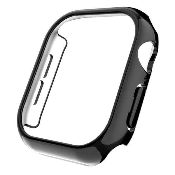Apple Watch Series 10 42 mm etui Galvanisert, hult, hardt, støtsikkert beskyttelsesdeksel - Svart
